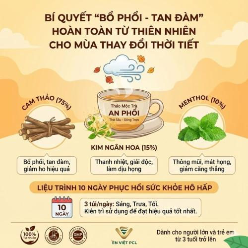 Bí Quyết "Bổ Phổi - Tan Đàm" Hoàn Toàn Từ Thiên Nhiên Cho Mùa Thay Đổi Thời Tiết