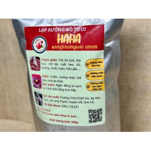 Lạp Xưởng Bò Tươi HaHa – Túi 500gr