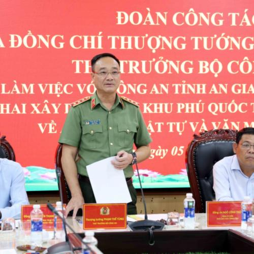 Xây Dựng Đặc Khu Phú Quốc Thành Đơn Vị Kiểu Mẫu Về ANTT Và Văn Minh Đô Thị