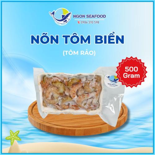 Nõn Tôm Biển (Tôm Rảo) - Hút Chân Không - Khay 500gr