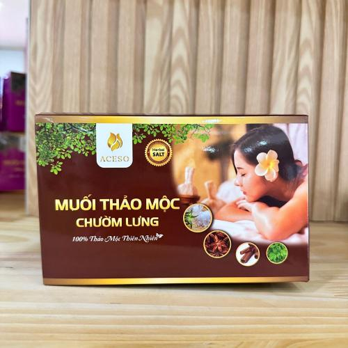 Muối Thảo Mộc Chườm Lưng Aceso - Hộp 1kg