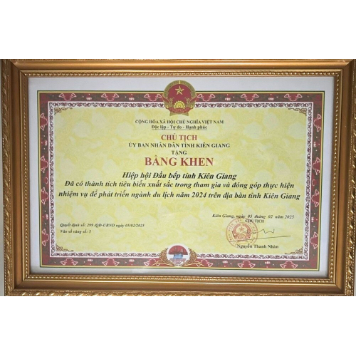 Hiệp Hội Đầu Bếp Tỉnh Kiên Giang Tổ Chức Hội Nghị Tổng Kết 2024 Và Triển Khai Kế Hoạch 2025