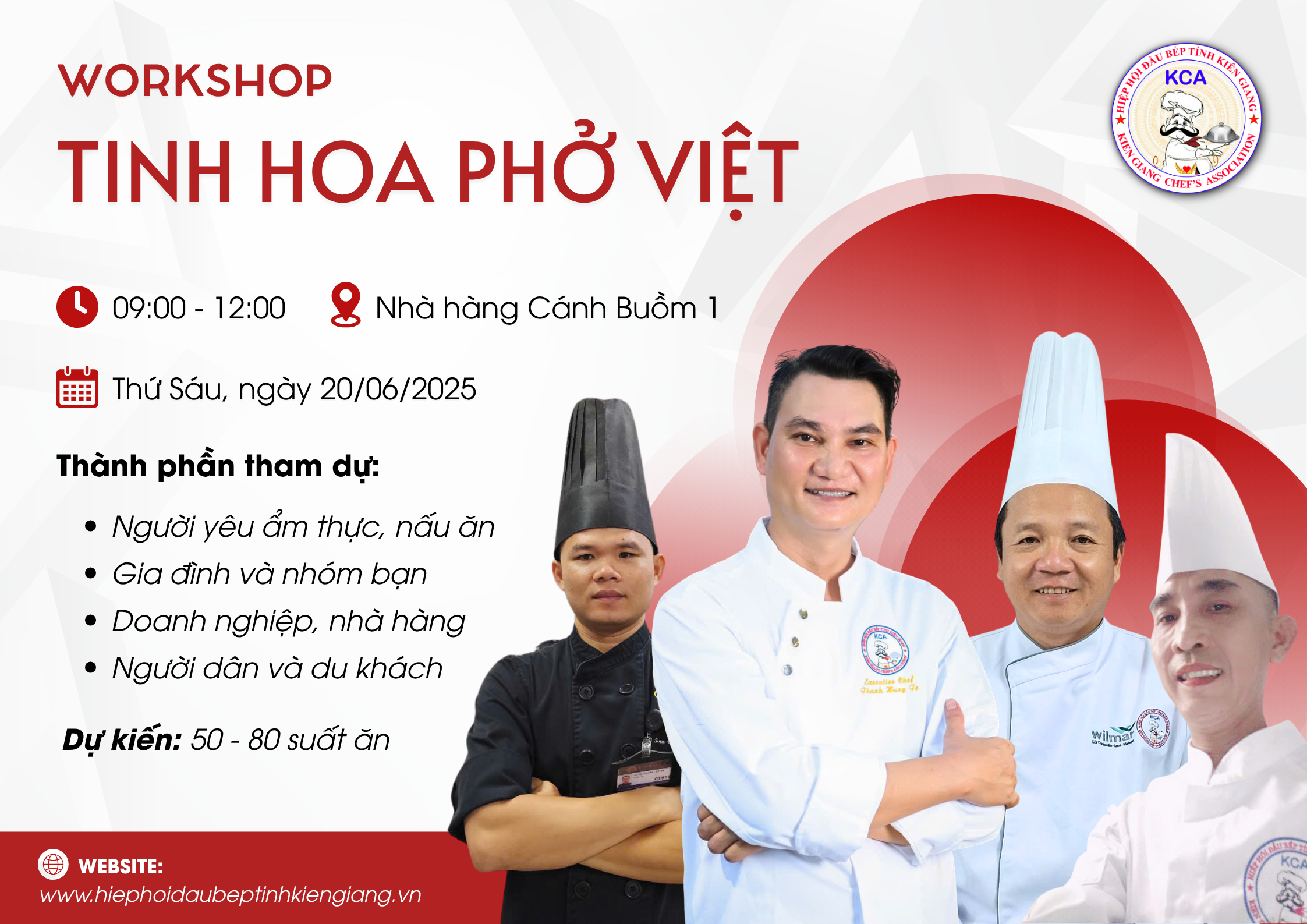 Workshop Tinh Hoa Phở Việt 2025 Sẽ Diễn Ra Tại Hà Tiên