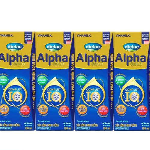 Sữa Bột Pha Sẵn Dielac  Alpha Gold 180ml (Trên 1 Tuổi)